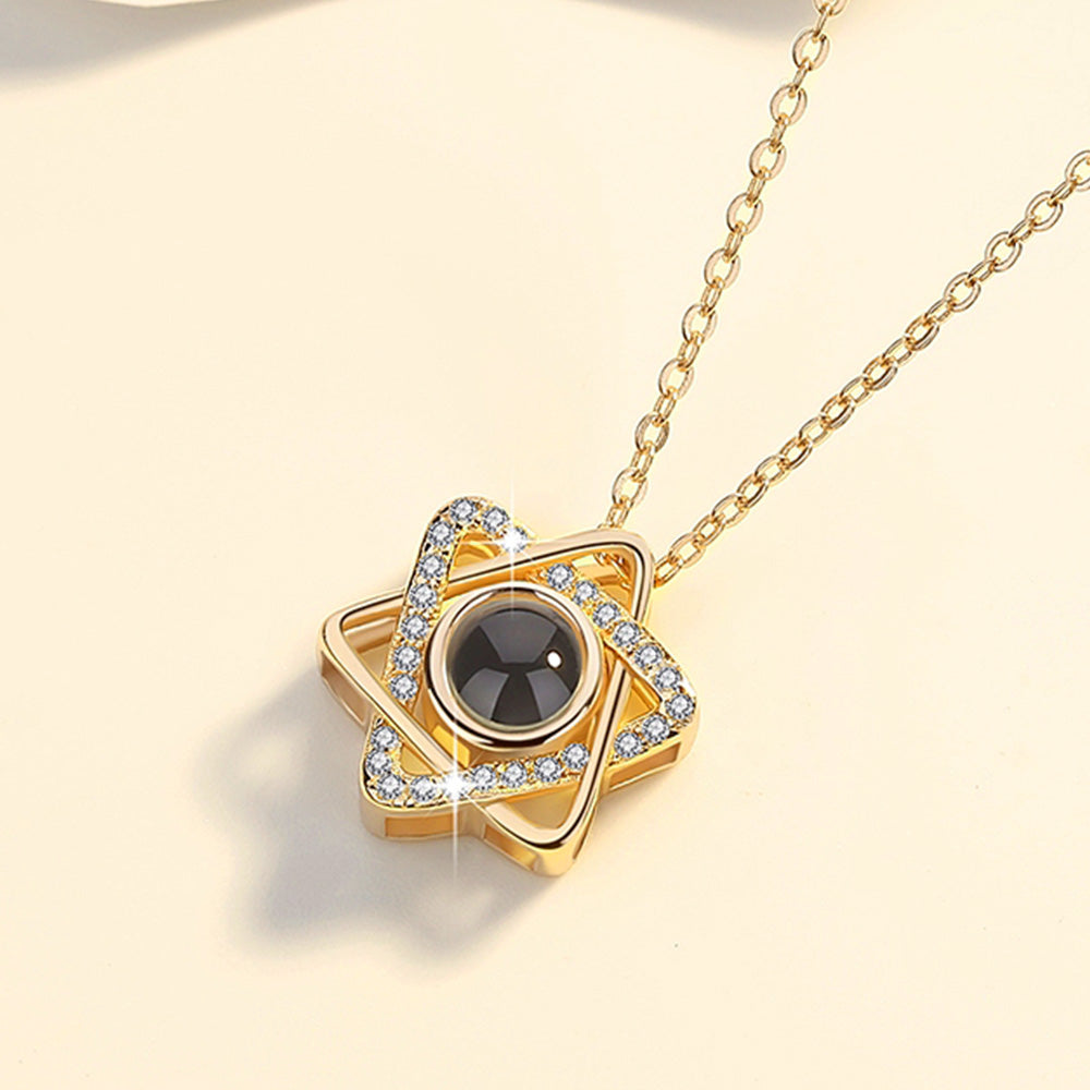Custom photo necklace - additional view