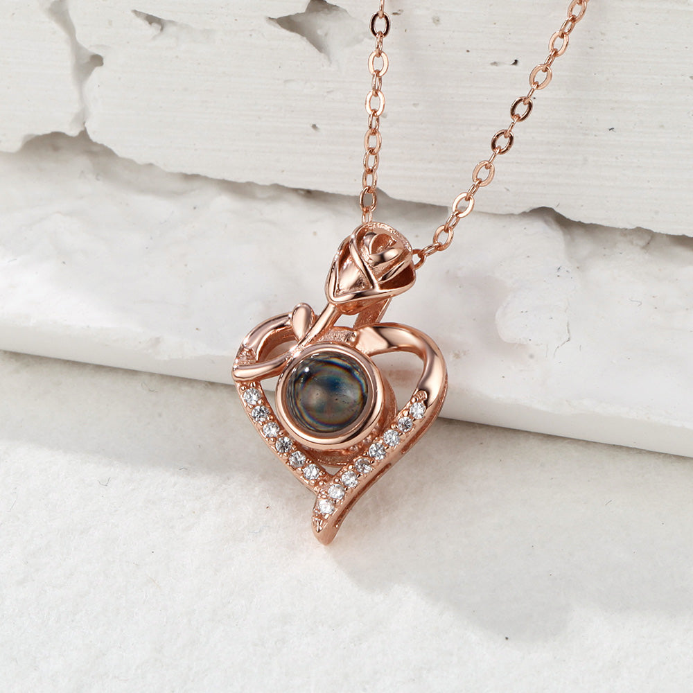 Custom projection necklace - additional view