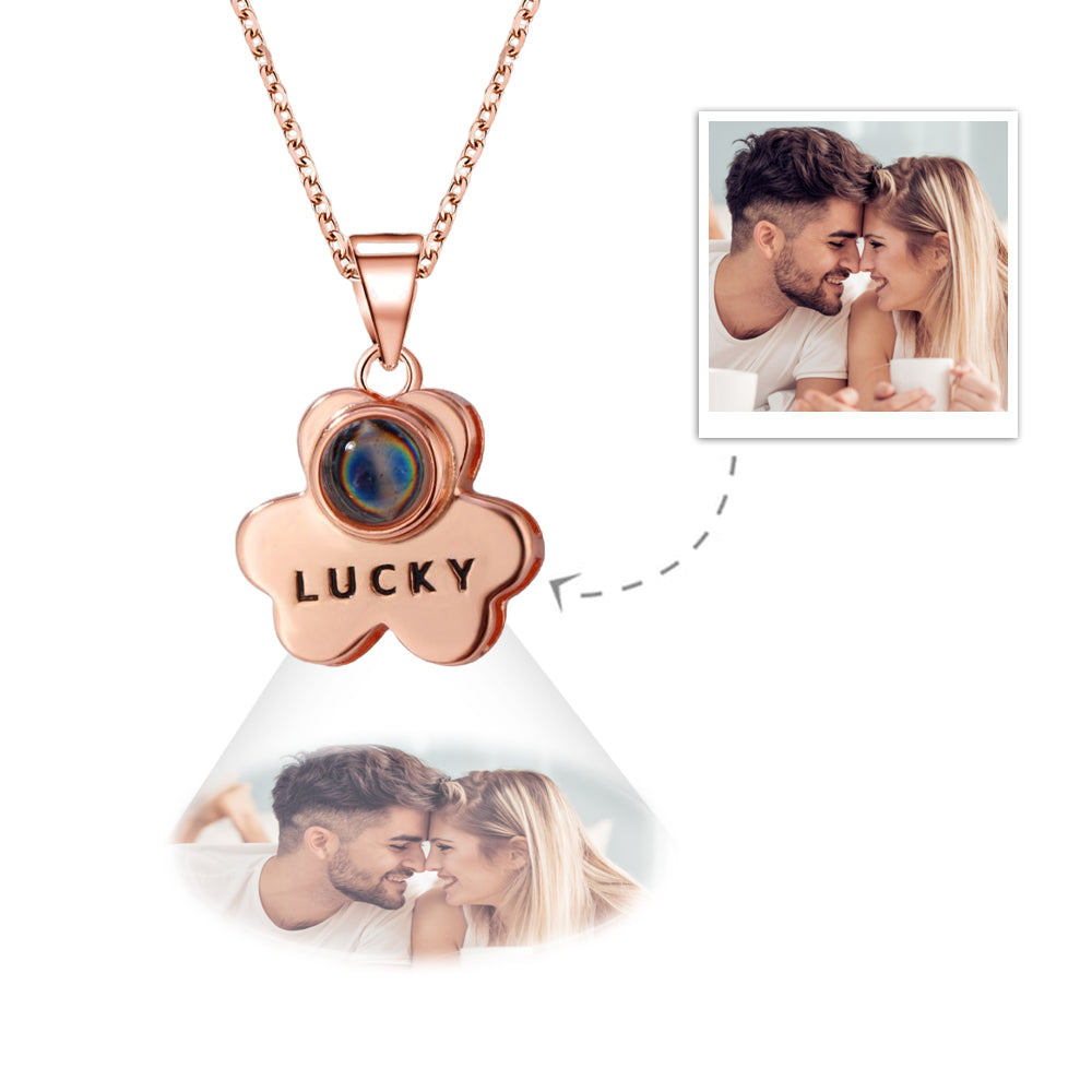 Custom projection necklace - additional view