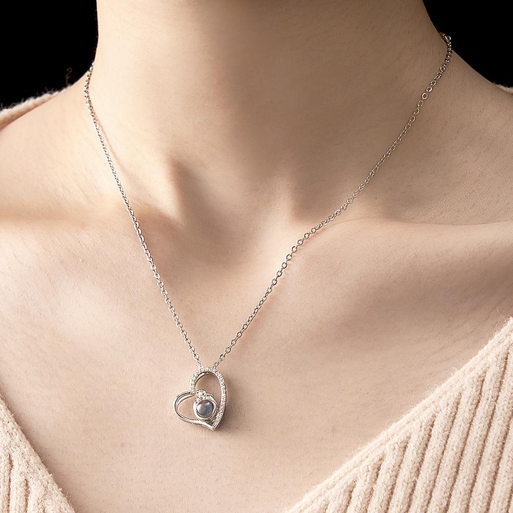 Custom projection necklace - additional view