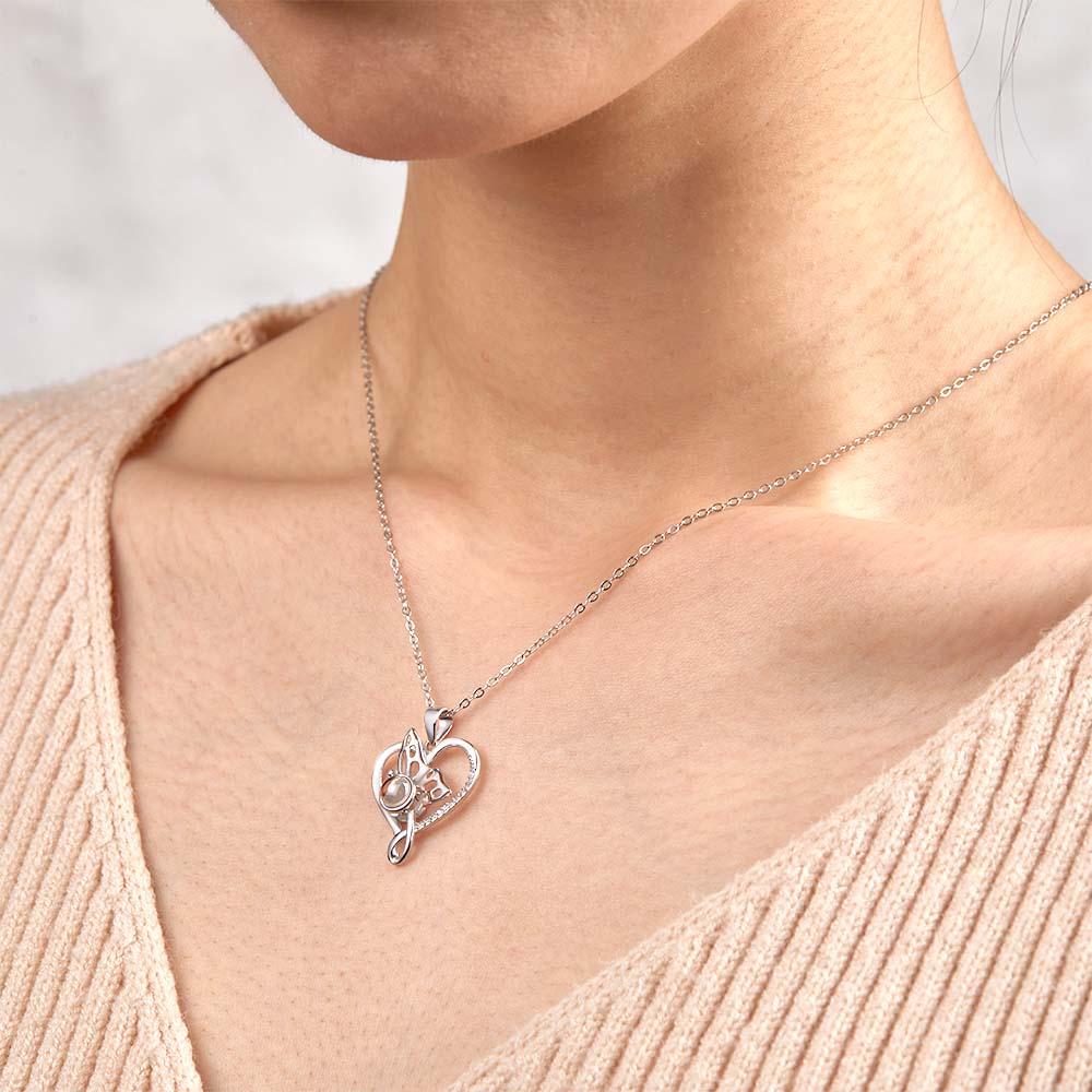 Custom projection necklace - additional view