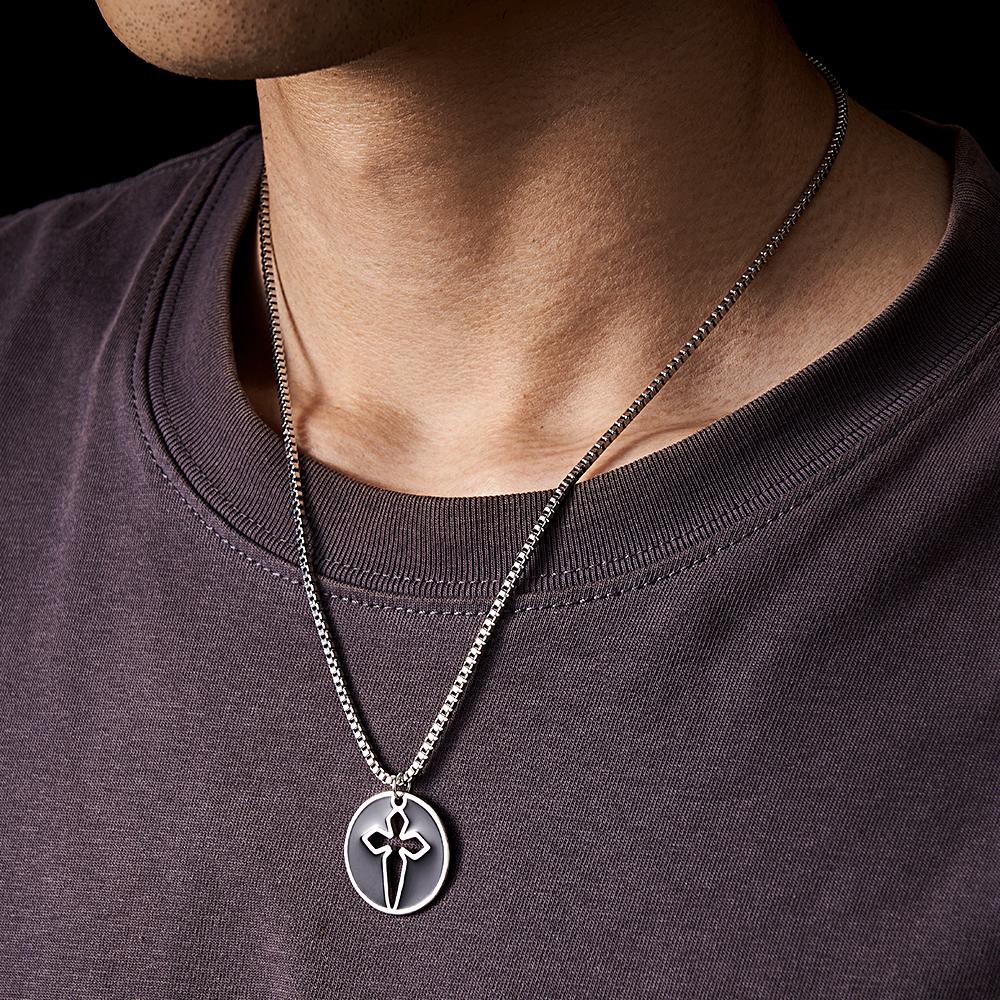 Custom projection necklace - additional view