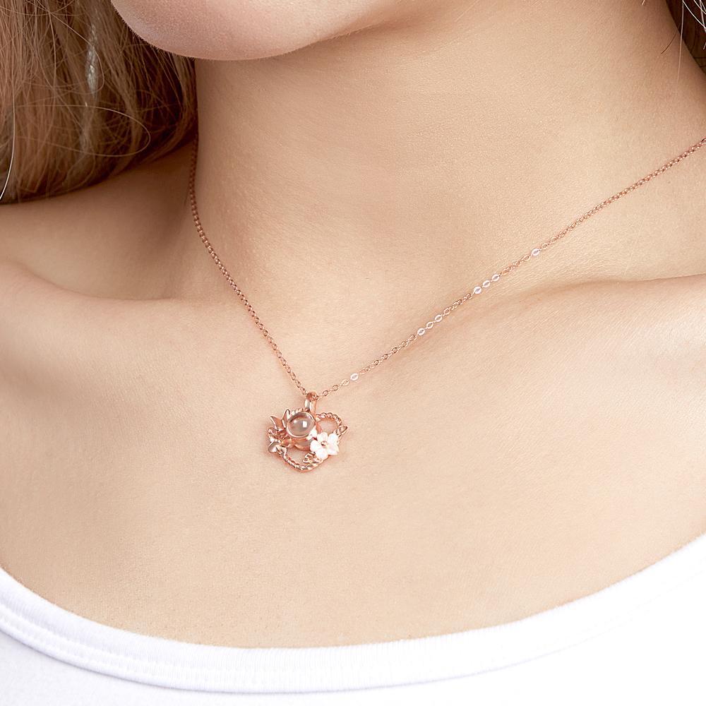 Custom projection necklace - additional view
