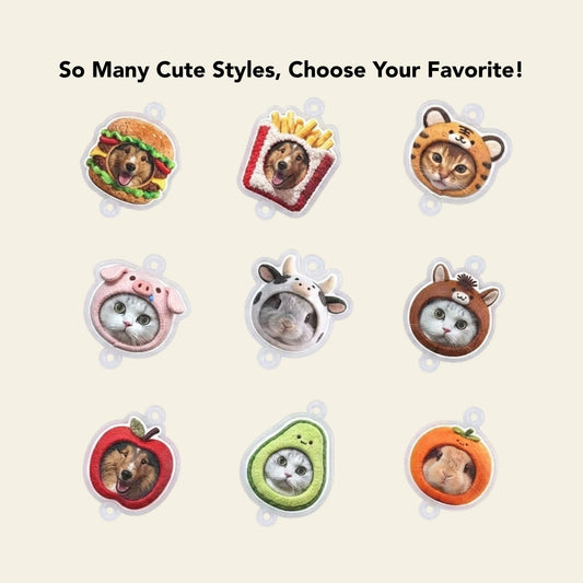 Pet Customized 3D Pop-up Linkable Bag / Phone Charms