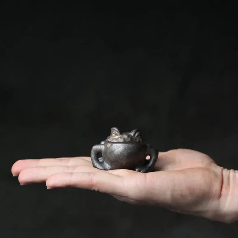 Tea Pet | Golden Frog Fortune Frog Ceramic Tea Ceremony Decorative Frog - iTeapet