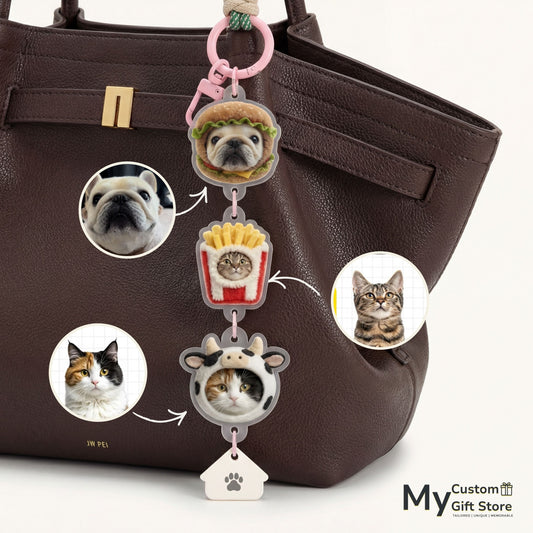 Pet Customized 3D Pop-up Linkable Bag / Phone Charms