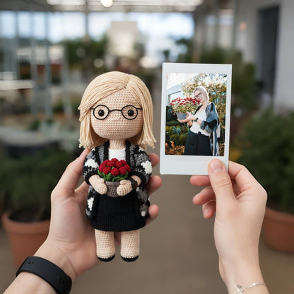 Personalized Crochet Gifts | Crochet Doll with Photo Card mysite