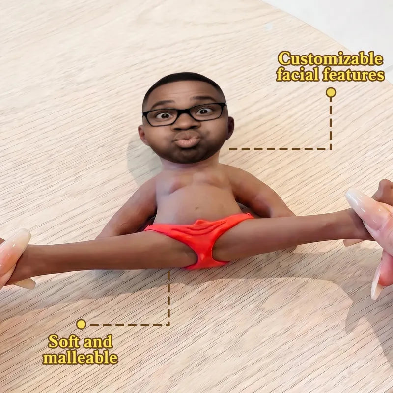 Custom squishy stress relief doll - additional view