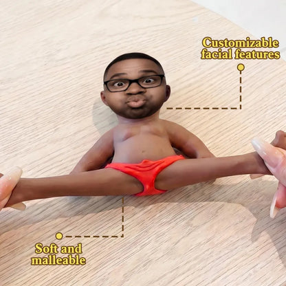 Custom squishy stress relief doll - additional view