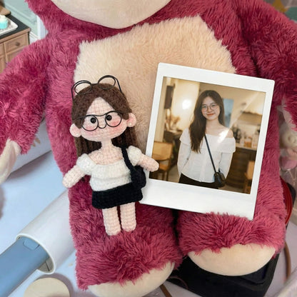 THE "MINI-ME IMMORTALIZATION" PACKAGE | CUSTOM CROCHET DOLL GIFT BOX